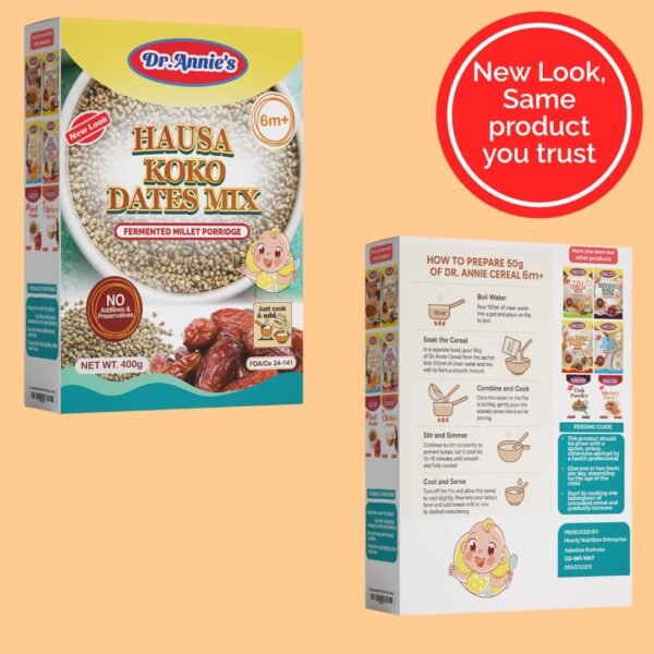 Hausa Koko Dates Mix (Dr Annie's) 6m+