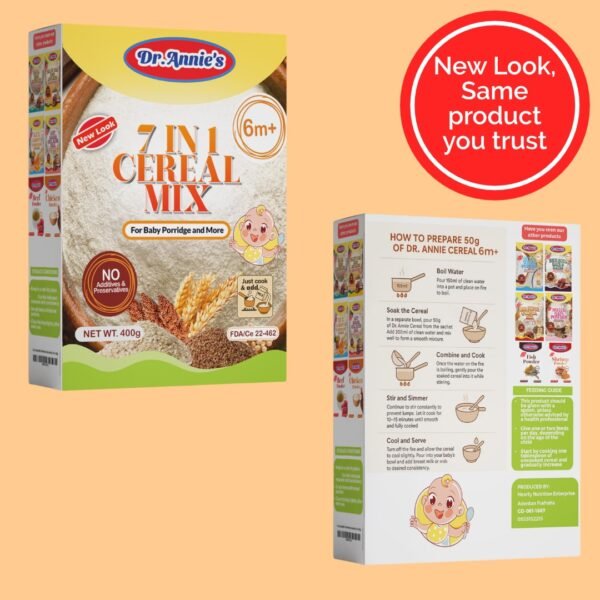 7 in 1 Cereal Mix Tom Brown (Dr Annie's) 7m